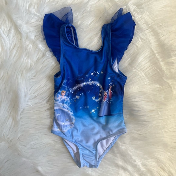 Disney Other - Disney Store Cinderella Baby Girl One Piece Bathing Suit SZ 3💙✨